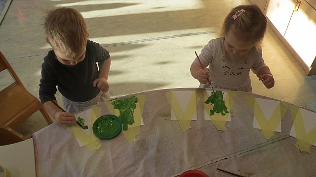 Izdelava voščilnic - Sončki (2)